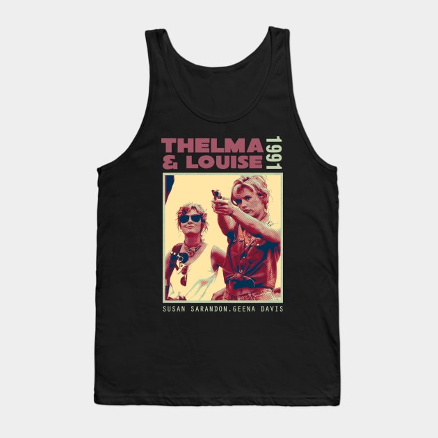 thelma and louise 1991 retro red Tank Top by NelsonPR